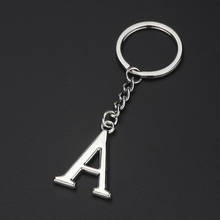 New 26 A-Z English Alphabet Keychains For Women Men Metal Letter Key Chains For Name Unisex Bag Car Key Rings DIY Accessories 2024 - buy cheap