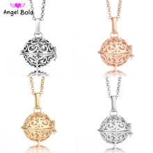 Open Aromatherapy Necklace 20.5mm Diffuser Essential Oil Cage Locket Perfume Necklace Long Chain Pendant NL011 Drop Shipping 2024 - buy cheap