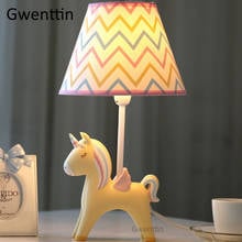 Modern Unicorn Table Lamps Led Animal Desk Light Stand Lighting Fixtures for Bedroom Bedside Kids Lamp Home Loft Decor Luminaire 2024 - buy cheap