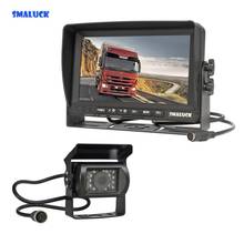 SMALUCK AHD 7" TFT LCD Car Monitor Rear View Monitor Waterproof IR Night Vision 960P AHD Camera 2024 - buy cheap