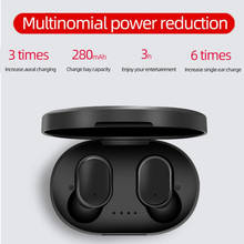 E6s bluetooth наушники, гарнитуры для Redmi Air Dots беспроводные наушники 5,0 TWS наушники с шумоподавлением Микрофон для Xiaomi 2024 - купить недорого