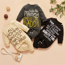 (0-18M) Baby Romper Winter Long Sleeve Warm Fashion Letter Printing Cute Romper High-quality clothes new детские вещи 50* 2024 - buy cheap