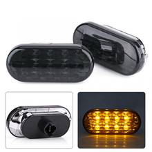 1 Pair Car Amber LED Side Marker Light for  Bora MK4  B5 B5.5 Black Lens Car Side Marker Light Car Accessories New 2024 - buy cheap