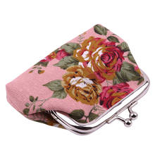 Women Wallet Hasp Coin Purse 2022 Women Retro Small Wallet Lady Vintage Flower Fashion Clutch Bag Money Bag Good Flowers Gift 2024 - buy cheap