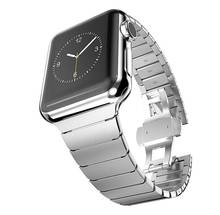 Ремешок для Apple watch band 44 мм 42 мм 40 мм 38 мм, браслет для iwatch Apple watch Series 6 SE 5 4 3 2 band 44 40 42 38 мм 2024 - купить недорого