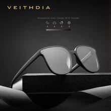 Женские солнцезащитные очки VEITHDIA, Винтажные Солнцезащитные очки унисекс с фотохроматическими линзами, поляризационные очки UV400, 8510, 2020 2024 - купить недорого