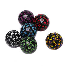 Dados acrílicos de varios lados para amantes de los juegos TRPG, juego poliédrico D60, 1 unidad, 60 unidades 2024 - compra barato