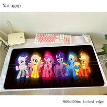 my little pony mouse pad best Computer mat 900x400x3mm gaming mousepad Christmas gifts padmouse keyboard games pc gamer desk 2024 - buy cheap