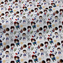 Cartoon Boys Love Sports Cotton Fabric for Kids Clothes Home Textiles Cloth Slipcover Cushion Cover DIY Sewing Material 2024 - buy cheap