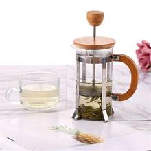 French Press Eco-Friendly Bamboo Cover Coffee Plunger Tea Maker Percolator Filter Press Coffee Kettle Pot Glass Teapot 2024 - buy cheap