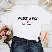 T-shirts Women 2021 Paw Dog Cartoon Love Letter Fashion Spring Summer Tshirt Top Lady Graphic Female Print Clothes Tee T-Shirt 2024 - buy cheap