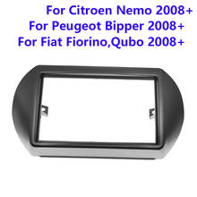 2 Din Car Radio Fascia For CITROEN Nemo PEUGEOT Bipper FIAT Fiorino/Qubo 2008+ CD DVD Audio Dash Mount Trim Frame Kit Cover 2024 - buy cheap