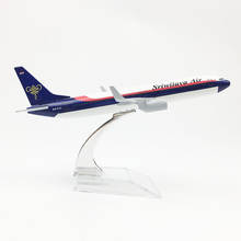 16CM 1/400 Scale Boeing B737 Sriwiiava Air Airline Plane Model Diecast Alloy Airframe W Base Metal Airplane Kids Toys Aircraft 2024 - buy cheap