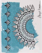 Flower background Transparent Clear Stamp for DIY scrapbooking/Card Making  C575 2024 - buy cheap