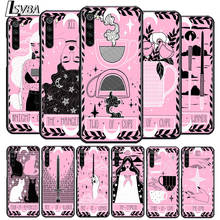 Cute Tarot Pink for OPPO Reno 2 Z 2Z 2F 3 4 4Z 4F 4SE 5 Pro 4G 5G ACE 10X ZOOM F7 A5 A9 2020 Soft Black Phone Case 2024 - buy cheap