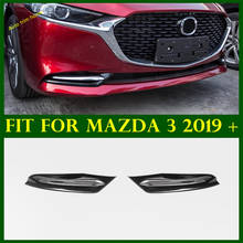 Exterior Accessories Front Head Bumper Foglight Fog Lights Lamps Frame Protective Cover Trim Fit For Mazda 3 2019 - 2022 2024 - buy cheap