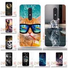 Cover for Alcatel 3 2019 5053Y 5053D 5053K Case Silicon Soft TPU Cute Cat Painted Back Cover Case for Alcatel 3L 2019 Case Cover 2024 - buy cheap