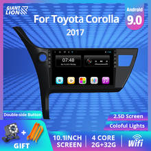 2DIN Android 9.0 Car Radio For Toyota-c Corolla 2017 Multimedia Player Stereo 2 Din Autoradio Player Middle East Autoradio DVD 2024 - buy cheap