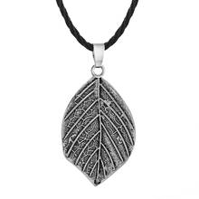 Vintage Men's Viking Necklace Fashion Alloy Leaf Pendant Necklace Holiday Gift Nordic Necklace Domineering Men's Jewelry 2024 - buy cheap