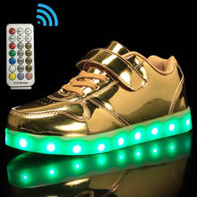 Size 25-37 Children RF Control Sneakers Unisex Glowing Shoes Girls Led Light Up Casual Shoes Boys Sneakers with Luminous Sole 2024 - buy cheap