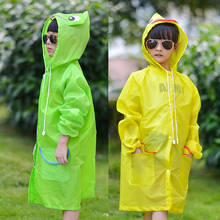 Waterproof 1PCS Kids Raincoat Children Rain Coat  Rainwear Windproof Rainsuit Cartoon Animal Style Student Poncho 2024 - buy cheap