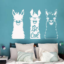 Cartoon goat Wall Stickers Lovely Vinyl Art Removable Poster Mural Decorative Sticker Home Kids Rooms Decoration  W660 2024 - buy cheap