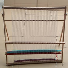 Tapeçaria feita à mão diy, máquina de tricô com superfície lisa de madeira de faia 89*87cm 2024 - compre barato
