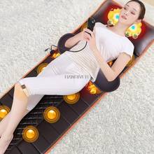 Multifunction Electric Massage Mattress Vibration Hot Compress Cervical Full Body Massage Cushion Electric Heating Blanket 2024 - buy cheap