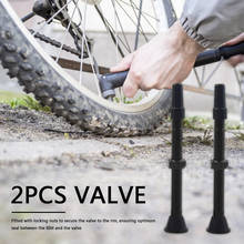 1 Pair Tire Presta Valve Bike Tubeless with Cap + Alloy Stem 60mm MTB Road Tool Portable Waterproof Cycling Elements 2024 - buy cheap