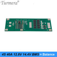 LiFePO4-Placa de protección de batería de litio y hierro, placa con ecualización de inicio de taladro, Balance estándar, BMS, 4S, 40A, 12,8 V, 14,4 V, 32650, 32700 2024 - compra barato