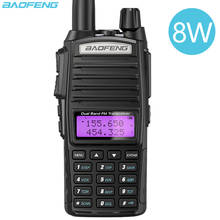 Baofeng-walkie-talkie UV-82 Plus, Radio bidireccional de caza, transceptor de banda Dual, UV-9R, 8W/5W, tri-power, 8/4/1W, 2-PTT opcional 2024 - compra barato
