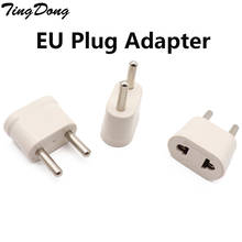 TingDong 1pcs EU KR Plug Adapter Japan CN US To EU Euro European Travel Adapter Electric Plug Power Cord Charger Sockets Outlet 2024 - buy cheap