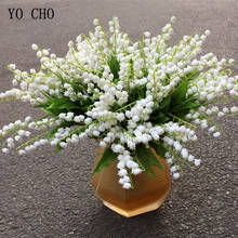 YO CHO специальные дизайнерские ветки лилий, настоящие на ощупь искусственные цветы, свадебные украшения для дома, цветы 2024 - купить недорого