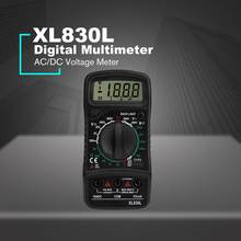 Mini multímetro Digital XL830, probador de frecuencia de resistencia de corriente de voltaje CA/CC de 1999 recuentos, medidor de prueba NCV 2024 - compra barato