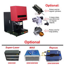 LY Closed Fiber Laser Nameplate Marking Machine Super-laser Max Raycus Fiber Laser Mark for Metal Iron Stainless Steel Gold 2024 - buy cheap