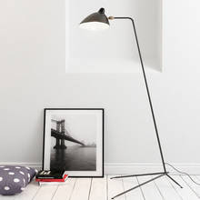 Современный Серж Mouille дизайн Черная Напольная Лампа Mantis Arm Напольная Лампа промышленная спальня Светодиодная лампа для гостиной Lampadaire 2024 - купить недорого