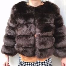 Women Fur Coat 2021 Winter Fashion khaki Faux Fur Coat Elegant Thick Warm Outerwear Fake Fur Jacket Chaquetas Mujer  PC241 2024 - buy cheap