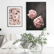 Póster nórdico para fotografía, figura de flores, lienzo, pintura en blanco y negro, imágenes artísticas de pared para sala de estar, impresiones decorativas modernas 2024 - compra barato