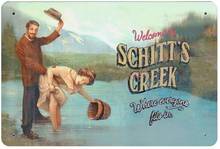 Bit Pussycat Welcome to Schitt&Rsquo;S Creek Poster Funny Art Decor Vintage Aluminum Retro Metal Tin Sign Painting Decorative 2024 - buy cheap