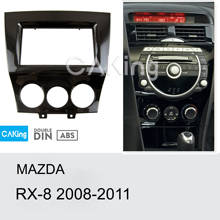 Double Din Car Fascia Radio Panel for 2008-2011 Mazda RX-8 RX8 Dash Fitting Kit Install Facia Plate Adapter Cover Bezel Console 2024 - buy cheap