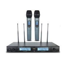 Sistema profissional de microfone sem fio baomic, conjuntos de microfones sem fio uhf recomendados para karaoke 2024 - compre barato