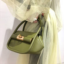 Chic France Green Popular Flap Bags Large Handbags Women High Quality PU Leather Shoulder Bag 2024 - buy cheap