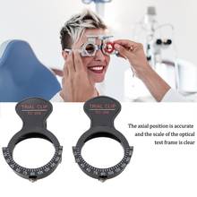 Marco de prueba óptica de un solo ojo, accesorios de prueba, soporte de equipo de gafas, marco de prueba ajustable, Clip de lentes, optometría 2024 - compra barato