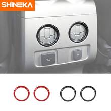 SHINEKA-cubierta de ventilación para Interior de coche, pegatinas de anillo, accesorios para Ford F150 Raptor 2009-2014 2024 - compra barato