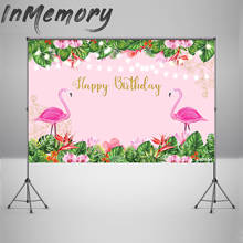 Customize Baby Shower Photography Background Flamingo Birthday Backdrop for Children Party Decoration Banner Photo Studio 2024 - buy cheap
