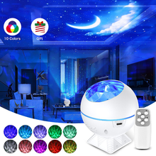 8W LED Stage Lights RGB Disco Effect Light With Sound Remote Control Projector Moon Lamp Holiday Wedding Party Dance 2024 - buy cheap