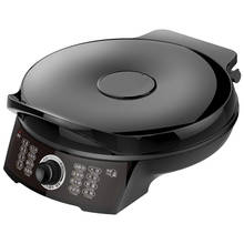 Электрическая сковорода для выпечки с двойным нагревом 1200 Вт, антипригарная сковорода для блинов, машина для приготовления мяса, стейков, жарки, 220 В, LR-X2901 2024 - купить недорого