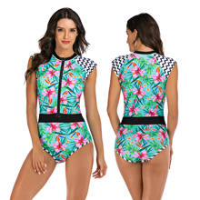 2021 Push Up One Piece Swimsuit Women Swimwear Printed Monokini Summer Bathing Suit Push Up Bodysuit Female Beach Wear XXL 2024 - buy cheap