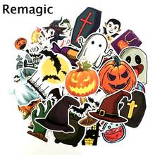 Paquete de pegatinas DIY divertidas para Halloween, pegatinas de anime vintage para álbum de recortes, pegatinas impermeables para teléfono y portátil, 50 Uds. 2024 - compra barato