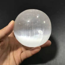 Crystal Ball Natural Selenite Quartz Sphere Home Decoration Stone 2024 - buy cheap